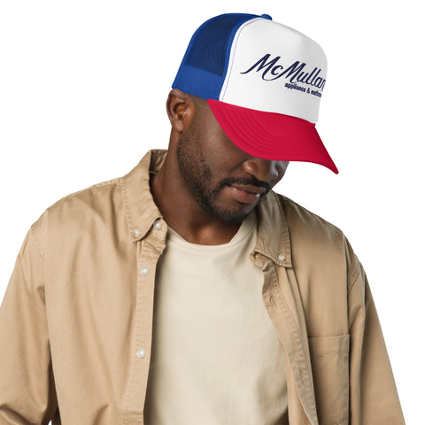 Official McMullan Appliance Foam trucker hat