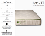 FREE SHIPPING* | Organic Latex Tight Top 2 Sided Mattress